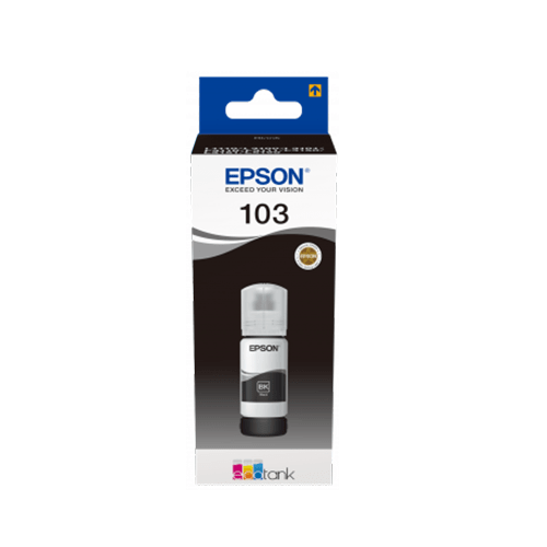 Epson 103 Black EcoTank Original Ink Bottle (T00S14A) - 65ml