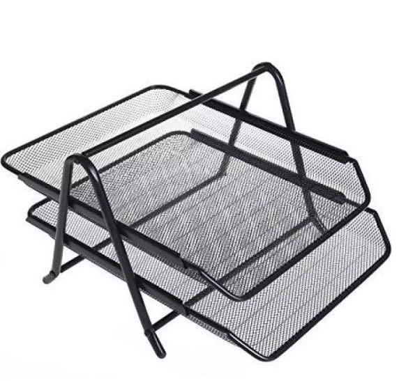 OFFICE TRAY 2 LAYER METAL