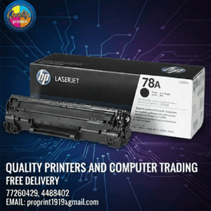 HP 78A Black Original LaserJet Toner Cartridge