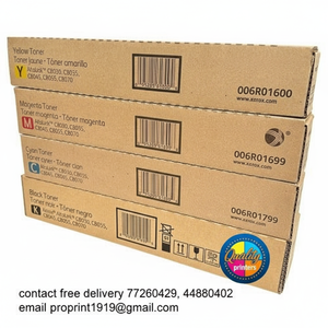 Xerox AltaLink C8030/C8035/C8045/C8055/C8070 Genuine Toner Cartridge 4-Pack, Black Cyan Magenta Yellow