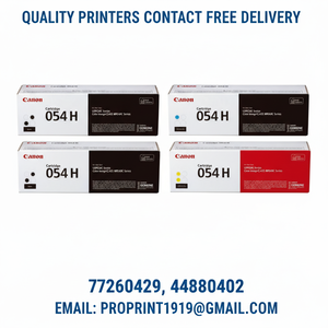 Canon Genuine 054 Complete Sat 4-Color High Yield Toner Cartridge