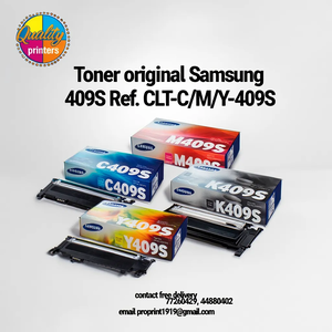 Toner original Samsung 409S negro Ref, CLT-C/M/Y-409S