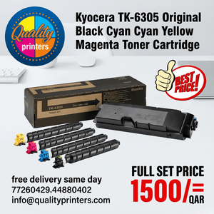 Kyocera TK-6305 Original Black Cyan Yellow Magenta Toner Cartridge