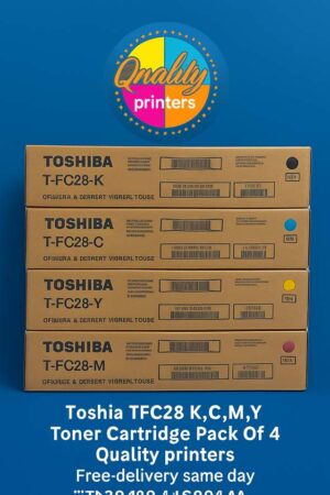 Toshiba TFC28 K,TFC28 C,TFC28 M,TFC28Y Toner Cartridge Pack Of 4