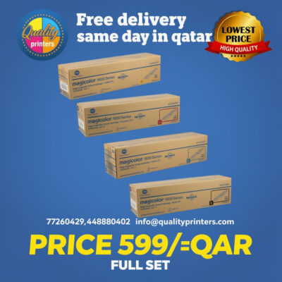 Konica Minolta magicolor 1600/ 1650/ 1680/ 1690 Original High Capacity Toner Cartridges, A0V301F/ A0V30HF/ A0V30CF/ A0V306F