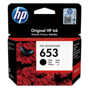 HP 653 Black Original Ink Advantage Cartridge