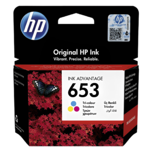 HP 653 Tri-color Original Ink Advantage Cartridge | 3YM74AE BHL