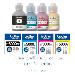 Brother Bt5000 & Btd60bk Genuine Ink Bottles Set
