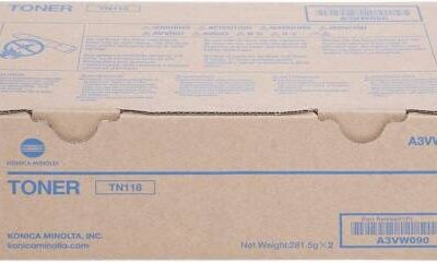 Konica Minolta Toner Cartridge - Tn118, Black KU: 225482