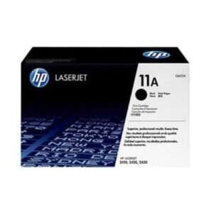 HP 11A Black Original LaserJet Toner Cartridge, Q6511A