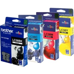 Brother LC38 Genuine Ink Cartridges 8 Pack