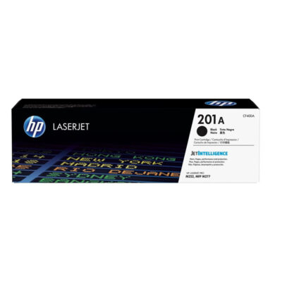 HP 201A Black Original LaserJet Toner Cartridge, CF400A