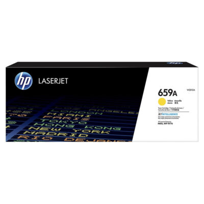 HP 659A Yellow Original LaserJet Toner Cartridge, W2012A