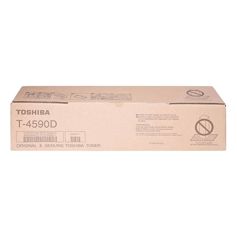 Toshiba T4590D Black Original Toner Cartridge, T-4590D