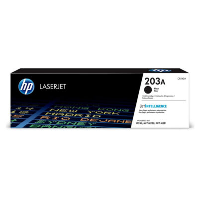 HP 203A Black Original LaserJet Toner Cartridge, CF540A