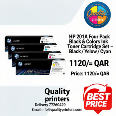 HP 201A Original Yellow/Cyan/Magenta Black Toner Cartridge Full Set