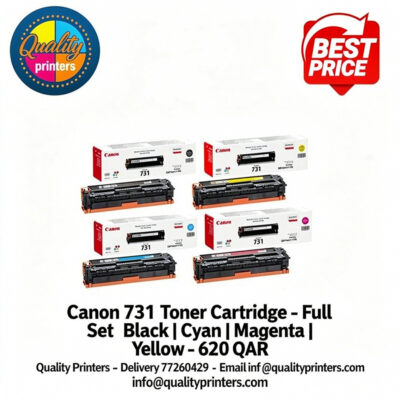 Canon 731 Toner Cartridge Multipack  Original 4 Colour Yellow Cyan Magenta Black