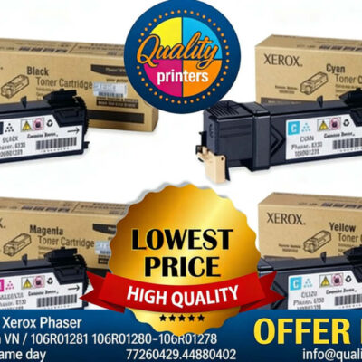Xerox Phaser 6130 6130N Dn VN / 106R01281 106R01280 - 106R01278 Original Toner full set yellow cyan magenta black