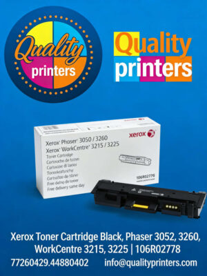 Xerox Toner Cartridge Black, Phaser 3052, 3260, WorkCentre 3215, 3225 | 106R02778