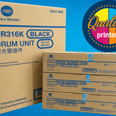 Genuine Konica Minolta AAV70RD DR-316K Black Drum Cartridge