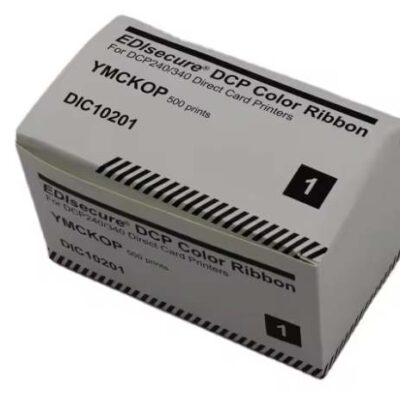 EDIsecure DCP240+ DCP340+ ID Card Printer DIC10201 DCP YMCKO Color Ribbon