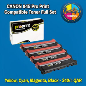  Canon 045 Pro print Compatible Toner Value Pack CMYB
