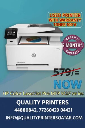 HP Color LaserJet Pro MFP M277dw Multi-function Printer Used Printer